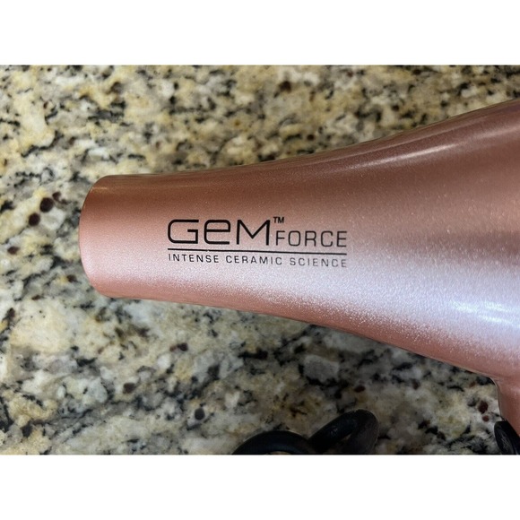 GEM Force Intense Ionic Ceramic Science Hair Dryer, PINK - Picture 2 of 12